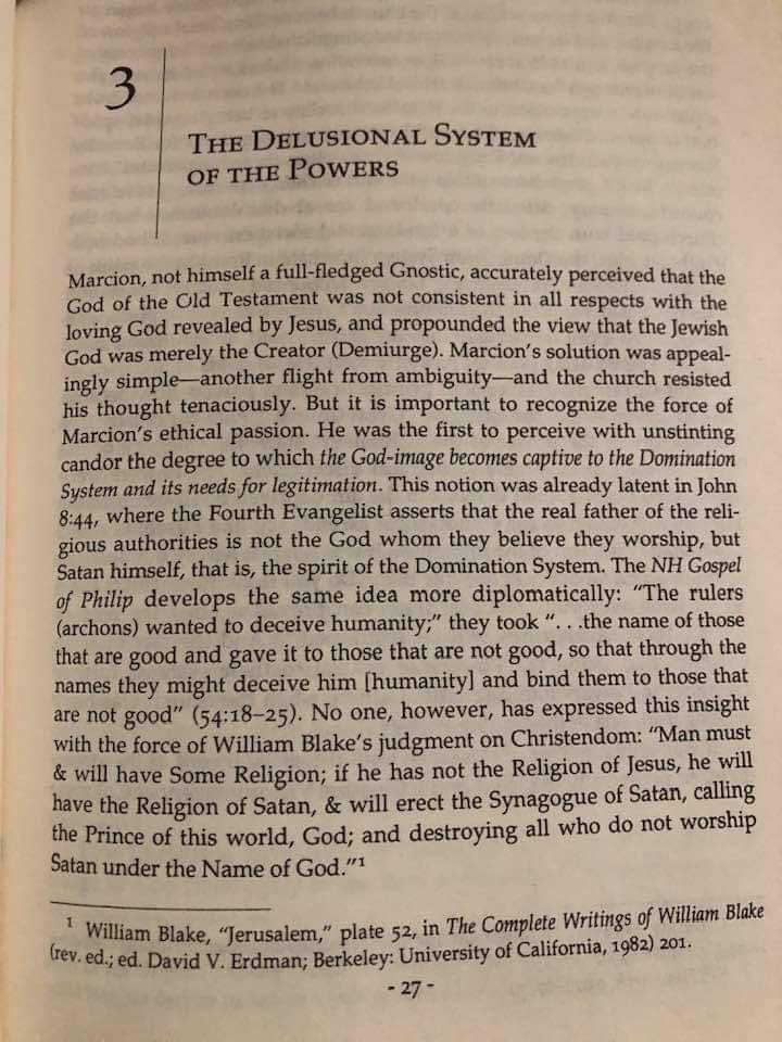 LucasJeff21641's tweet photo. Hmm. Not familiar with the distinctions there. I’m only familiar with satanism to the degree that I can contrast and compare with my own Christian theology. 
   From what I understand,-and correct me if I’m mistaken, but Satanists are after a peaceful anarchy, -not a friend of the archons who rule the earth. The satanist, for example, perceives the Roman Catholic Church as an archon gone bad. 
   Early Christians and the Gnostics held the same tensions between kings and rulers, and natural law. -I’ll attach some pics to read to explain more from the Christian view, the Institutional view of spirit-evil