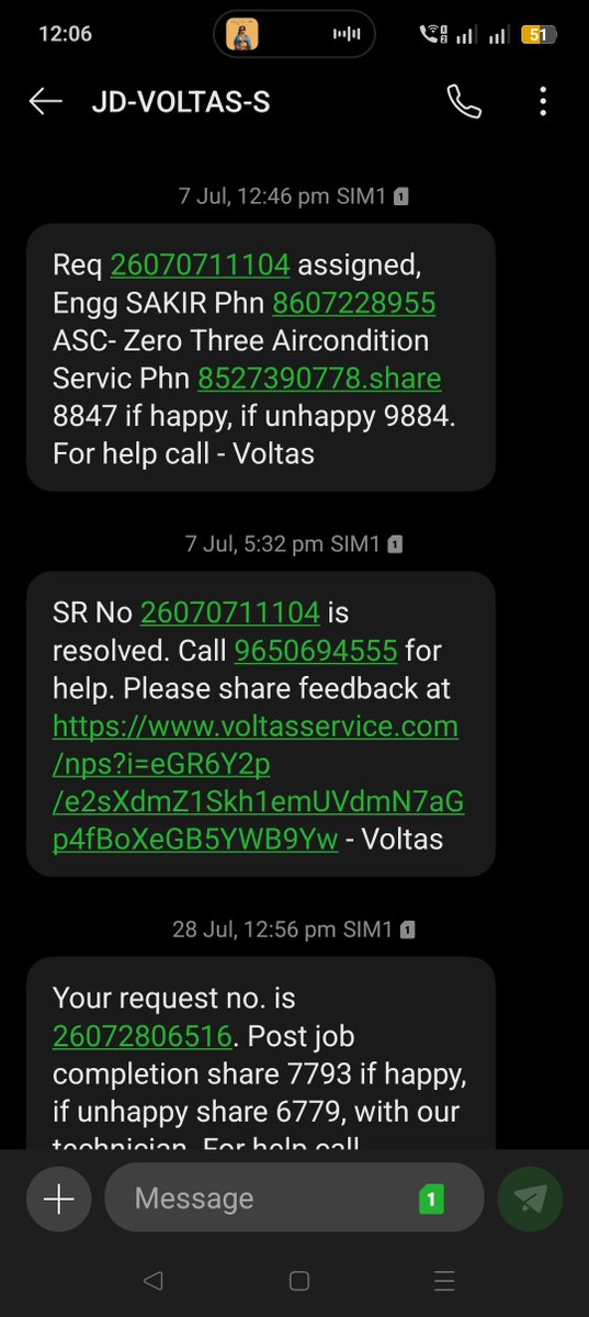 iamthawan_'s tweet photo. @voltascare @TataCompanies Look at times a complaint is lodged https://t.co/vSDyXZgI9L
