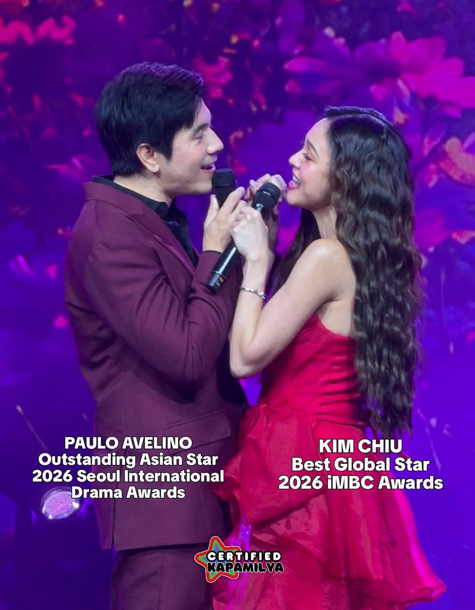 CertKap's tweet photo. Back to back wins for #KimPau. ✨️
- Admin R

@prinsesachinita @mepauloavelino @starmag https://t.co/FUZon34aH7