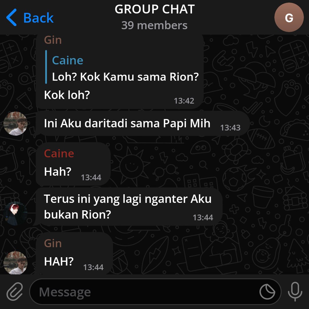 elvcaine's tweet photo. Bayangin kalau Rion tuh sebenernya punya kembaran (Mikaz), tapi ga ada yang Dia kasih tau sampai si Caine ditumpangin sama kembarannya itu. https://t.co/9MHNd1j81M