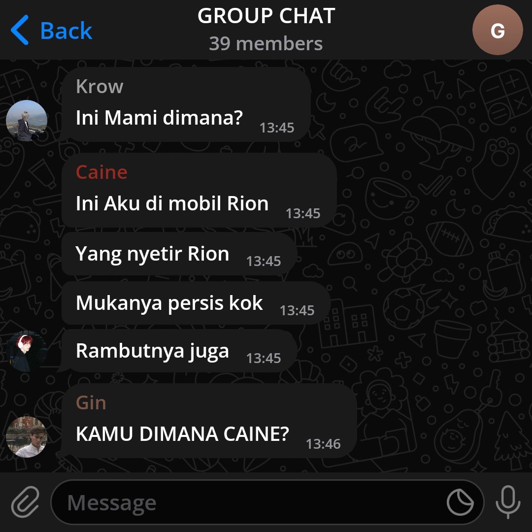elvcaine's tweet photo. Bayangin kalau Rion tuh sebenernya punya kembaran (Mikaz), tapi ga ada yang Dia kasih tau sampai si Caine ditumpangin sama kembarannya itu. https://t.co/9MHNd1j81M