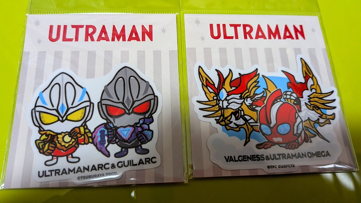 goodbyeAyutweet's tweet photo. 思わずかわいくて買ってしまったアークとオメガのステッカー https://t.co/YHDPm6PGLJ