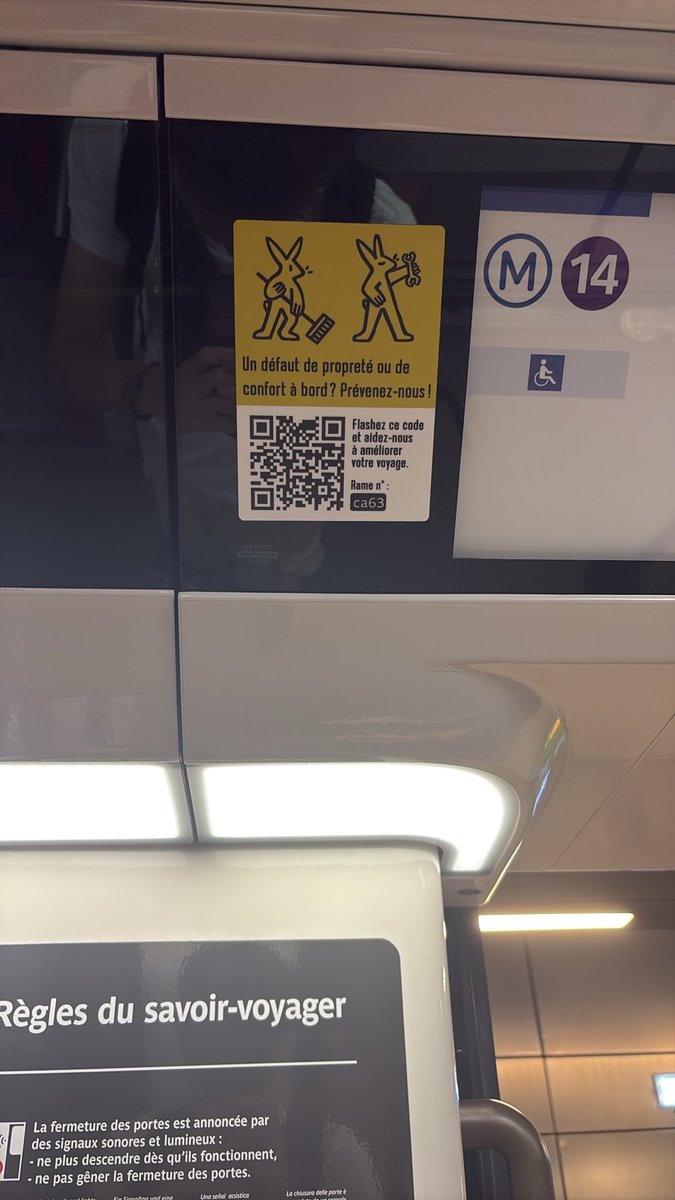 Vasseuran's tweet photo. @Ligne14_RATP dans la rame CA63 la Clim n’est pas fonctionnelle https://t.co/vYM5KcjWU4