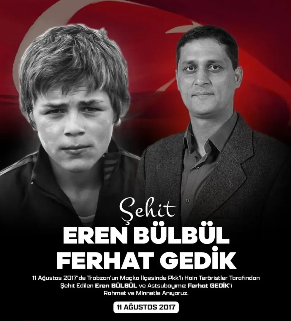 ercan0678's tweet photo. Şehadetlerinin yıl dönümünde rahmet ve minnetle… #iyikivarsıneren #ferhatgedik https://t.co/VP9RTJTjNS