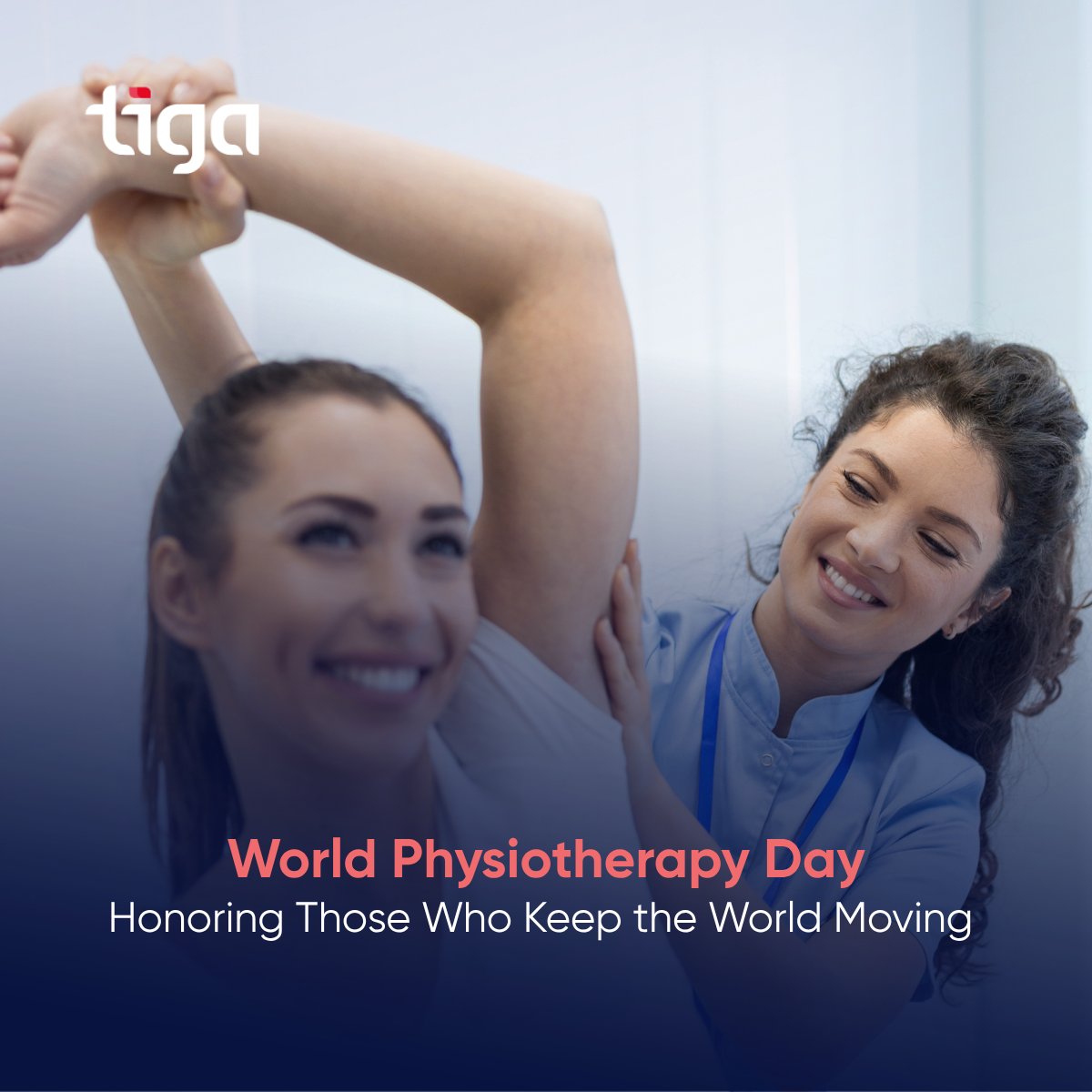 tigahealth's tweet photo. On World Physiotherapy Day, we appreciate the vital role physiotherapists play in helping people stay active, independent, and healthy.
#Tiga #HealthcareIT #WorldPhysiotherapyDay https://t.co/MLhiJbDcz3