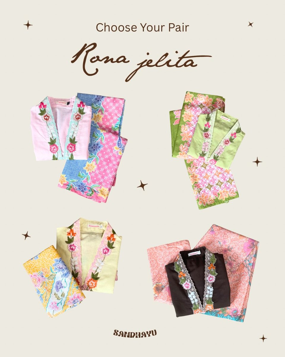 563juta's tweet photo. SIAPAPUN PLISS NOTICE BRAND INI 😭😔 

Koleksi kebaya &amp; roknya cantik cantik pluss harganya ramah di kantong kataku sangat worth to buyyyy 🫶 https://t.co/0zQI6tN074