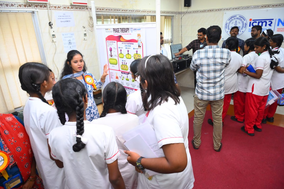 icmr_nirt's tweet photo. 🧪 From classrooms to research labs (@ICMR_NIRT)! Our young explorers are discovering how science helps us understand and tackle TB. Dr. Curio 🐯 is making every stop an adventure! #SHINEAtICMR https://t.co/TzDweuLHlp