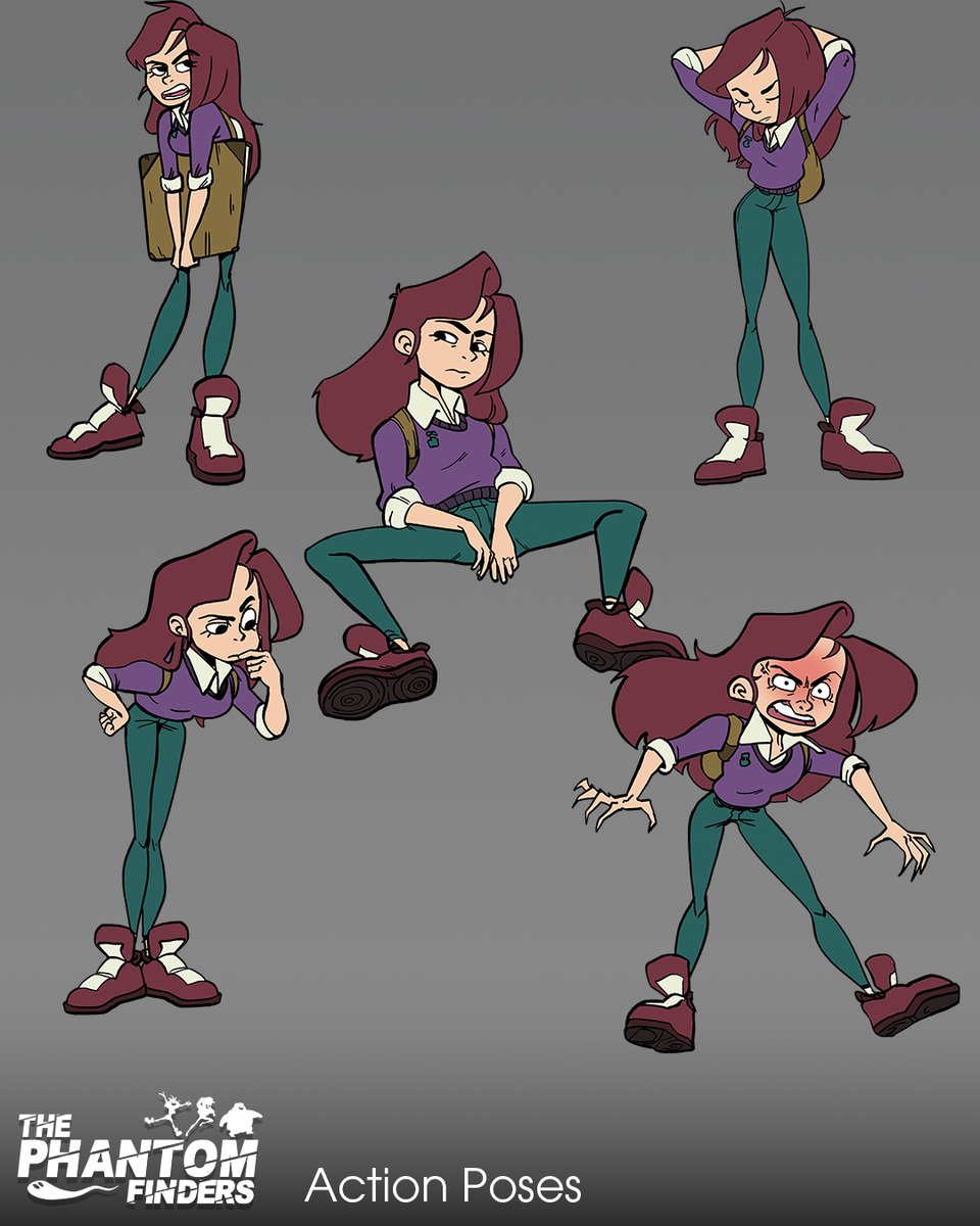 Cienuma's tweet photo. Authority does not need a louder design; it needs clearer decisions. Maria’s silhouette uses long lines, controlled angles and a restrained palette to contrast with the younger cast. #CharacterDesign #ShapeLanguage https://t.co/egknCE03Gp