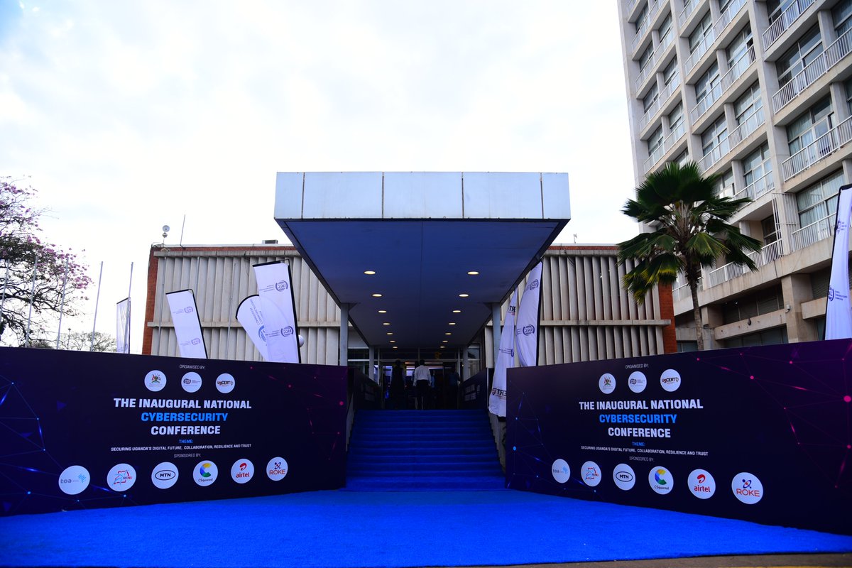 UCC_Official's tweet photo. HAPPENING NOW: The inaugural National Cybersecurity Conference 2026 at the Sheraton Kampala Hotel, bringing together government, regulators, financial institutions, telecommunications operators, technology companies, and other stakeholders to strengthen Uganda’s digital resilience.

#CyberUG #Connectedug2030 #DigitalUganda
@MoICT_Ug @UCC_ED @UgCERT @Bbossa