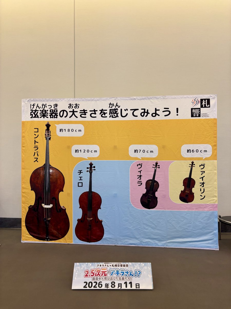 officevega's tweet photo. 夏休みの遠足で #宮川彬良× #札幌交響楽団 さんのコンサートへ✈️

指揮にピアノにお話に歌まで！！今日もアキラさんは八面六臂の大活躍✨
ハートフルな #札響 のみなさんの音色も👏

「たのちかったねぇ😊」と小さなお客さまたち、#クインテット のテーマを口ずさむ親御さんたち。ステキな時間でした♪ https://t.co/vAGAPFhIF0