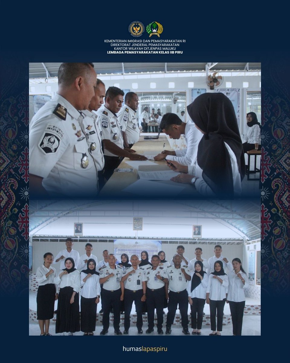 Humaslapaspiru's tweet photo. Sambut 16 Peserta Magang, Lapas Piru Dorong Penguatan Kompetensi dan Pengalaman Kerja

Baca selengkapnya di:
https://t.co/orrlcrWWbV

#lapaspiru #kemenimipas #ditjenpas #kanwilditjenpasmaluku #kemnaker https://t.co/ZQWFlYxalB