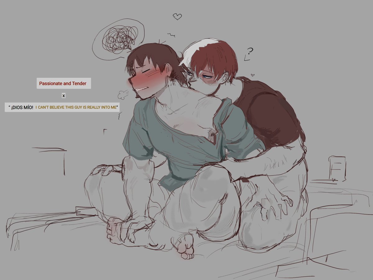 demielfix's tweet photo. He still can't belive he got this guy
--------------------------------------   
#せろろき (瀬呂×轟) #Seroroki ( Todosero ) #BNHA   
( Sero Hanta ( 瀬呂範太)  x Todoroki Shoto
 (轟焦凍腐 (とどろきしょうと)   / hrak ( sketch ) https://t.co/6g8F06gpUF