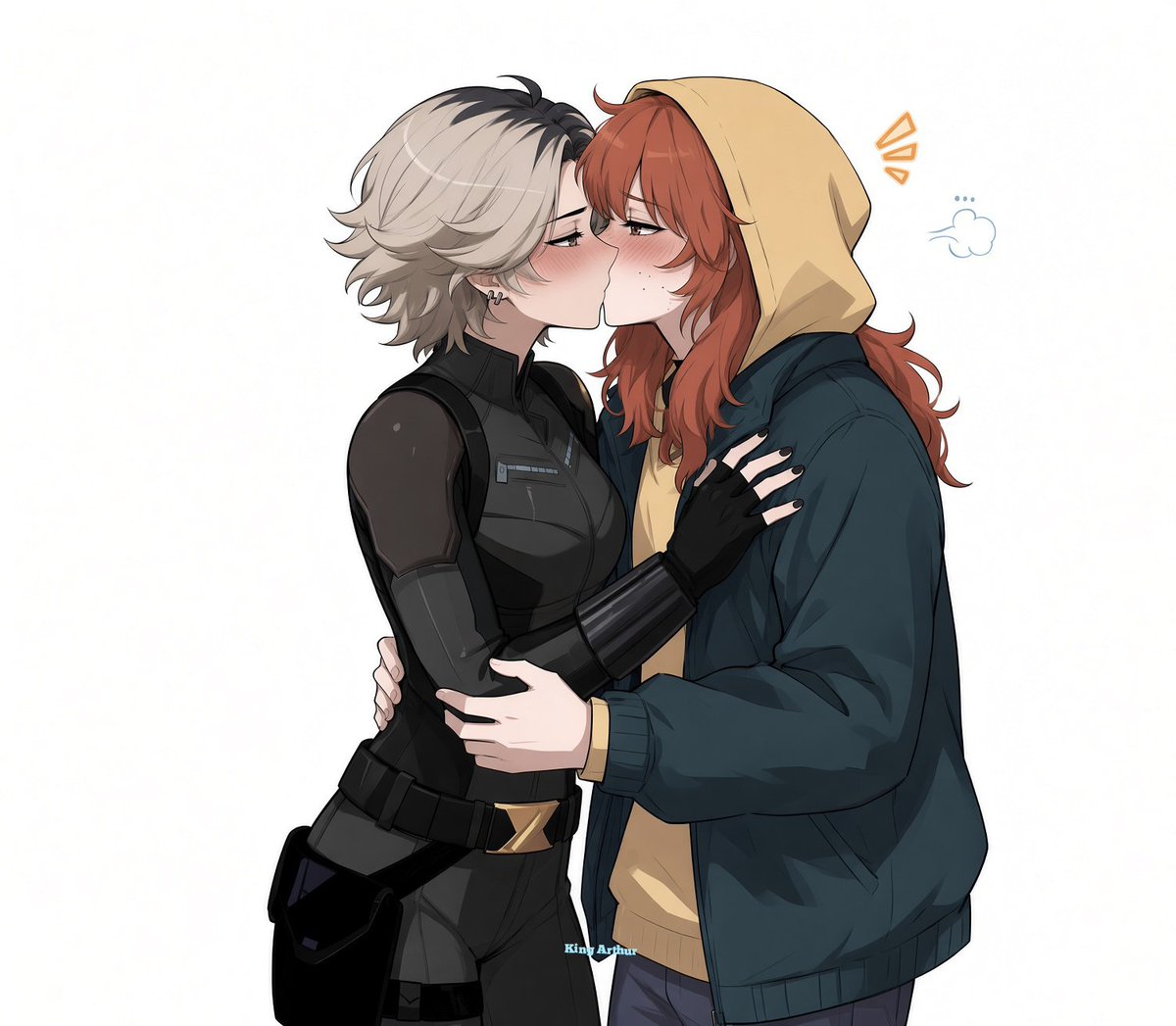 Dhazan17's tweet photo. Big Potato 💋 Jean Grey. 

#SpidermanBrandNewDay #JeanGrey #YelenaBelova #fanart https://t.co/fXn0fEKZ1v