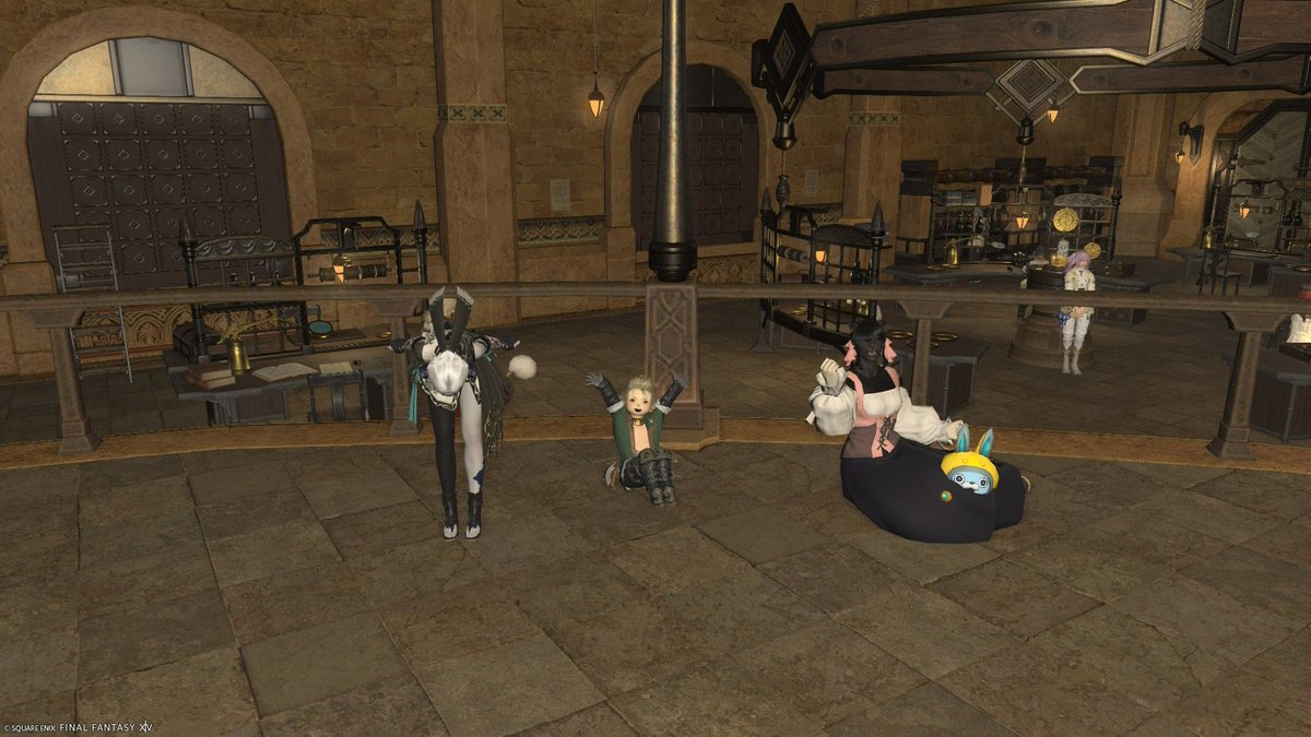 b2ff14you1's tweet photo. 今日のフレ募集で来てくれた方々、わざわざ遠いところからありがとうございました🙏

これから仲良くしてください😆

雑なSSですが貼っておきます！

#FF14
#FF14フレンド https://t.co/cTzdN9uWaC