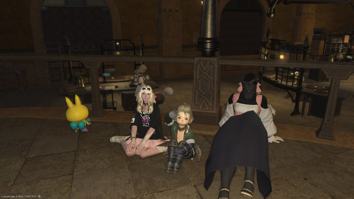 b2ff14you1's tweet photo. 今日のフレ募集で来てくれた方々、わざわざ遠いところからありがとうございました🙏

これから仲良くしてください😆

雑なSSですが貼っておきます！

#FF14
#FF14フレンド https://t.co/cTzdN9uWaC