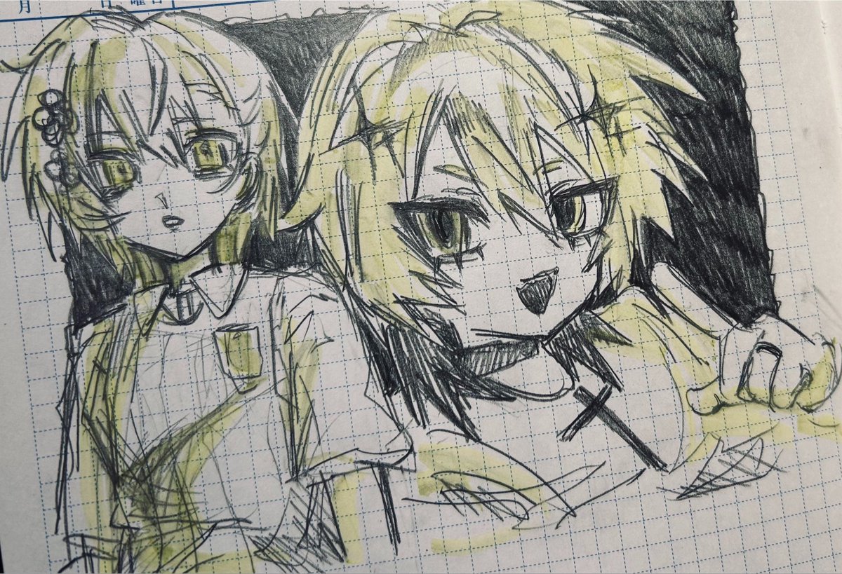 86ha9's tweet photo. 過去に描いた落書き https://t.co/rJcNmZwsAK
