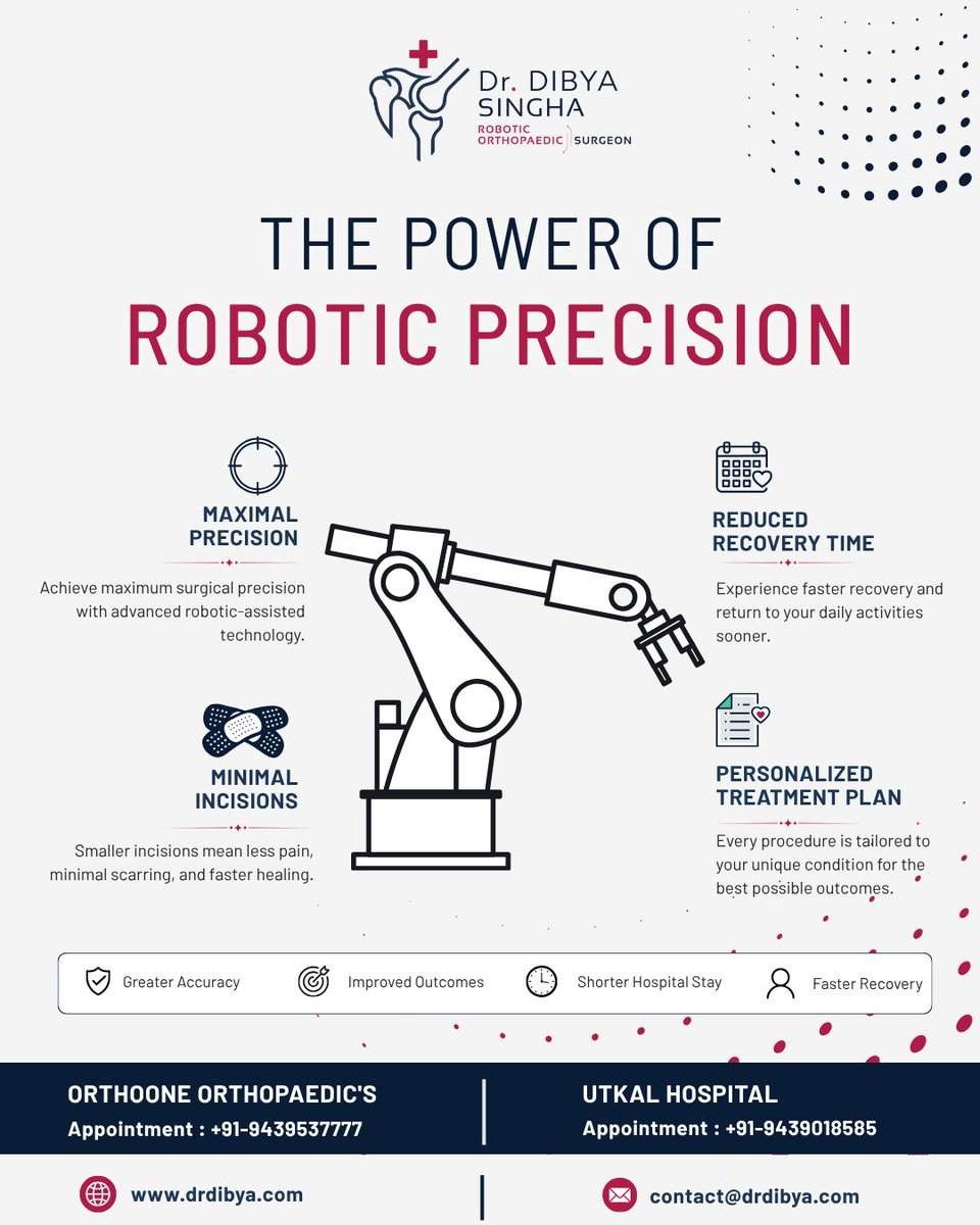 dr_dibyasingha's tweet photo. POWER OF ROBOTIC PRECISION......
....
....
....
...

#kneesurgery #hipsurgery #roboticsurgeon #roboticknee #robotichip https://t.co/hZCq7hyftu