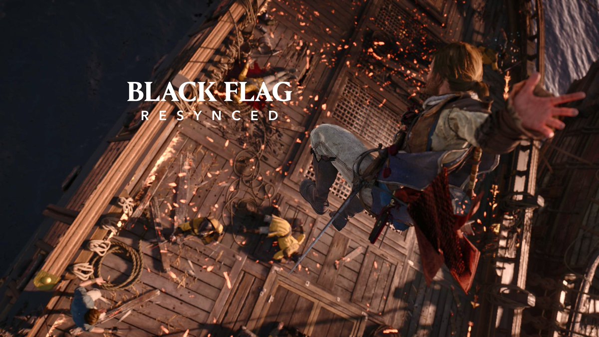 seven_dragons's tweet photo. 野郎共！！エアアサシンの時間だ！！
#黒旗を掲げよ
#AssassinsCreedBlackFlagResynced https://t.co/2z5Zmx5M16