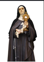 MMerci7's tweet photo. Today we celebrate saint Clare of Assisi 🙏. 
Whose name is Clare happy day 😊🩵 

Pray for us 🙏 https://t.co/typ6jBHyv9