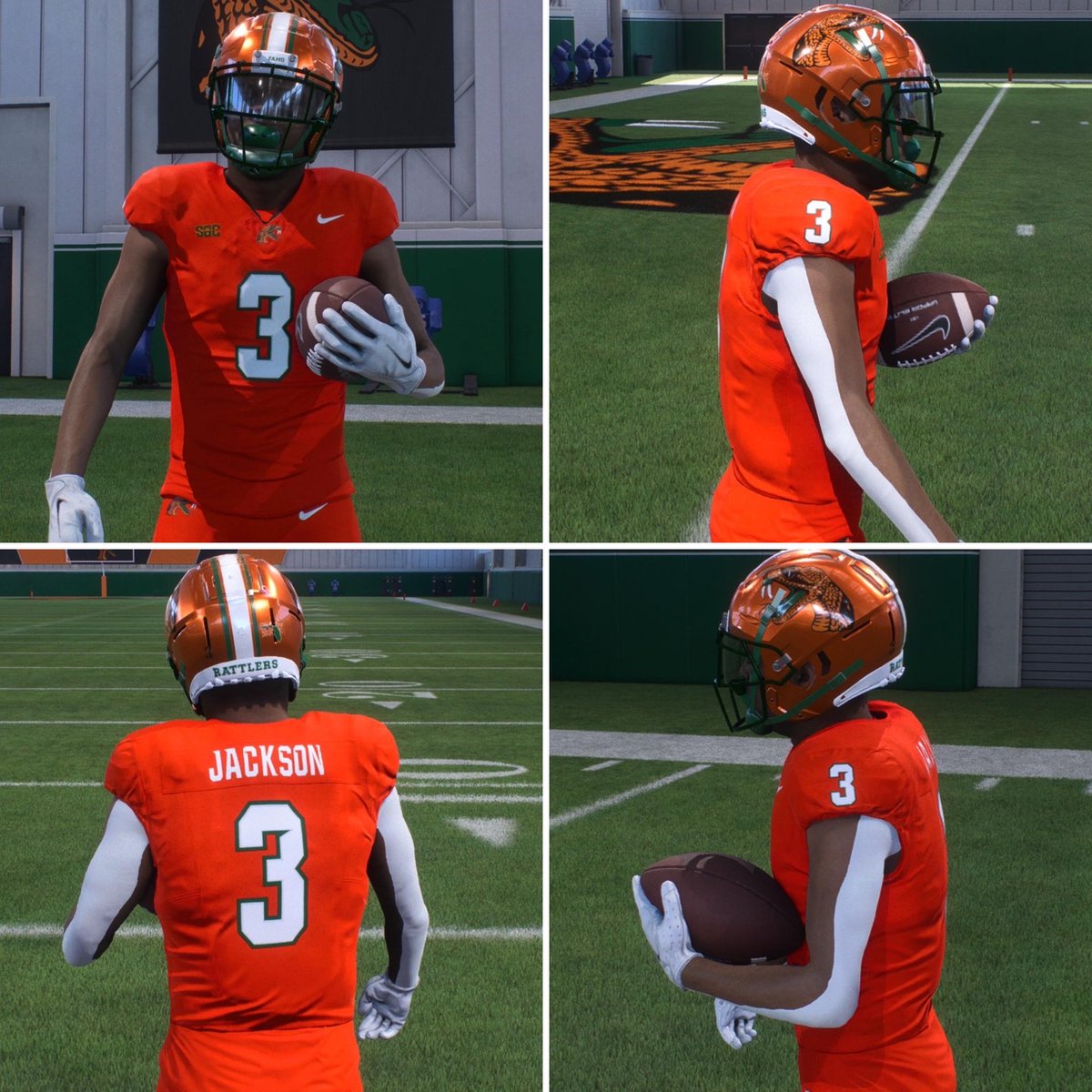 TrussBuiltCFB's tweet photo. 🚨 TALLAHASSEE, THE RATTLERS ARE READY. 🐍🔥

FAMU is LIVE in TeamBuilder.

✅ Real 2026 Roster + Hometowns
✅ Authentic Uniforms
✅ Accurate Field
✅ 90’s Throwback Helmet

69 OVR | 70 OFF | 69 DEF

🎮 [USERNAME: TRuss850]

STRIKE. STRIKE. AND STRIKE AGAIN. 🐍🔥

#FAMU #CFB27 https://t.co/EPfyqESzPO