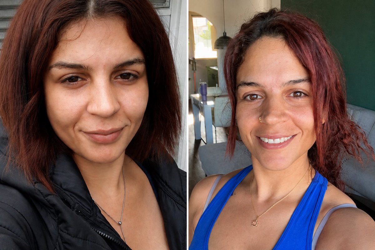 AthenaDemeter1's tweet photo. Six years ago vs. now.

I barely can recognize my face looking back at this picture. Not because I didn’t know who I was. Not only because I didn’t know who I was, but also because of all the heaviness, the sadness, the tears that are hidden behind the smile.
✨🤍

#AthenaDemeter https://t.co/IDv8uD4LDI