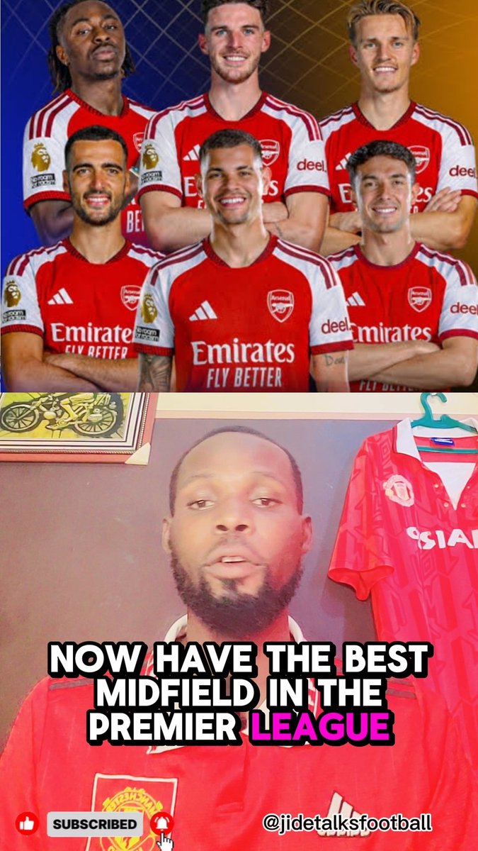 mrbusyutd's tweet photo. Arsenal now has the best midfield in the premier league and probably the world in terms of depth #arsenal #premierlague https://t.co/9AGoWTbUUk