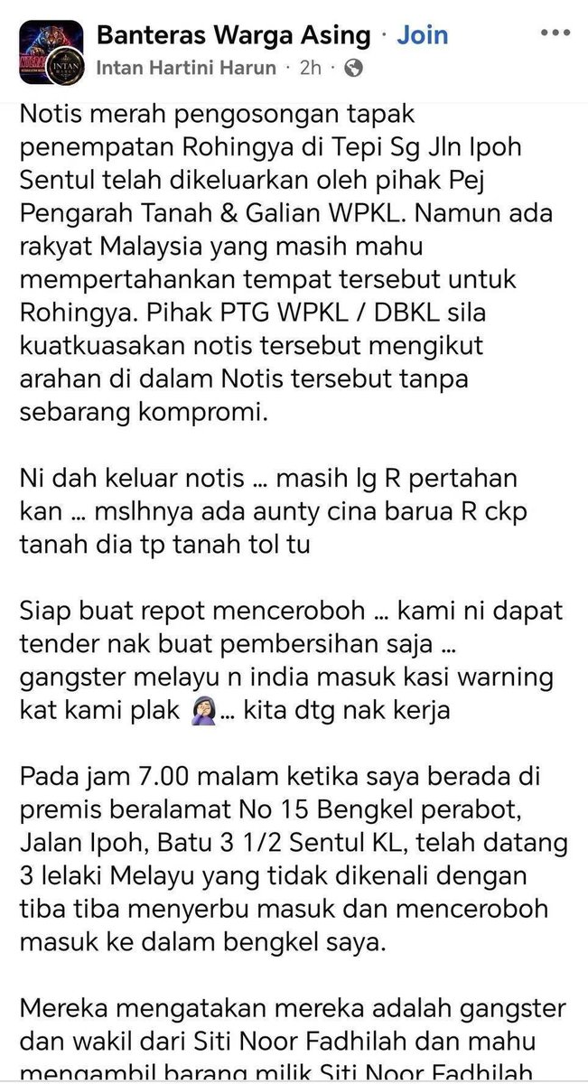 bckupacc99's tweet photo. Betul la orang cakap, gengster2 Malaysia pun dah kena tapau dengan gengster2 puak hanyut ni. Terpaksa tunduk pada arahan. https://t.co/TVwkxklFdj