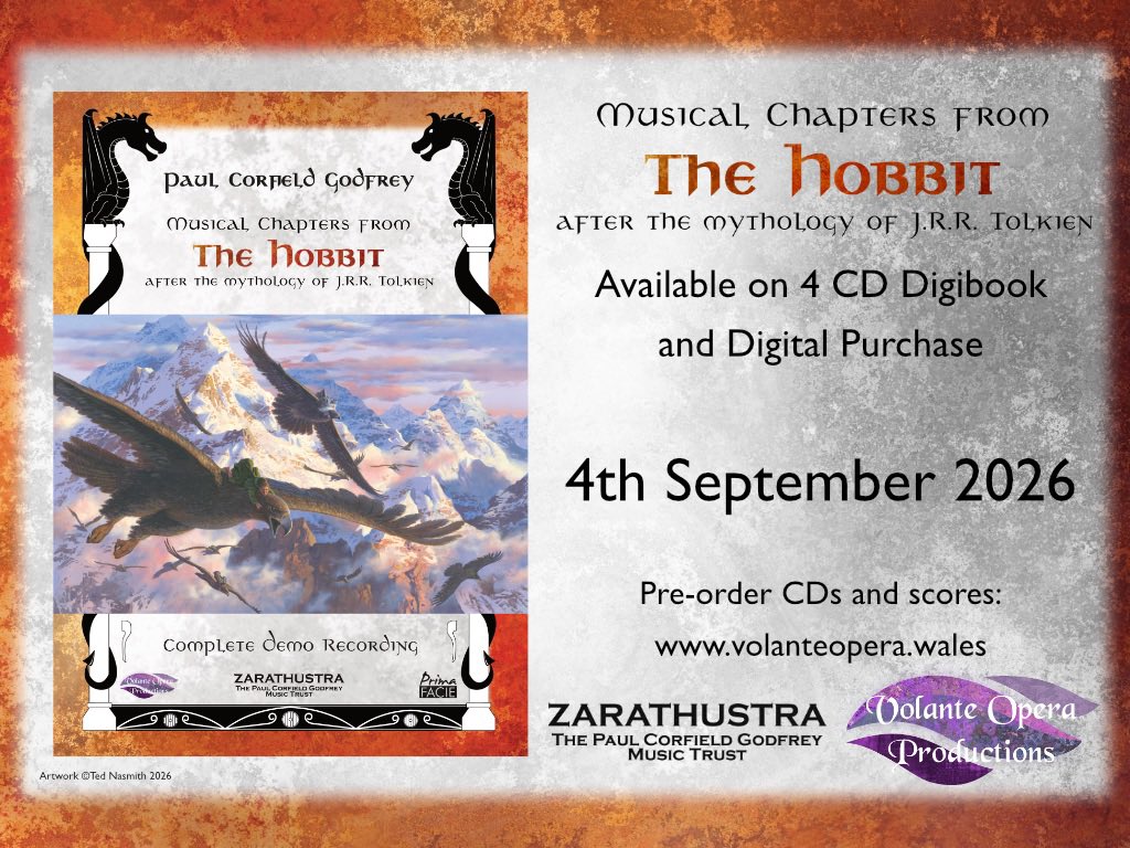OperaVolante's tweet photo. PRE-ORDER NOW!

https://t.co/io77nBkpM7

#tolkien #composer #composers #operasinger #musiccomposer #britishmusician #demorecording #newmusic #classicalmusic #20thcenturymusic #Opera #jrrtolkien #CD #Tolkien #hobbit #middleearth #classicalsingers #thehobbit #operatic https://t.co/4A1YWwHIRO