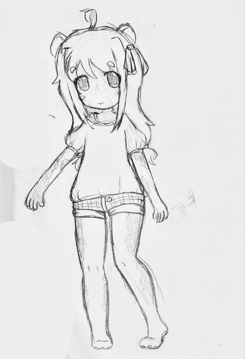 mugilein's tweet photo. full body version of that hamster girl, i named her squiggles #oc https://t.co/KbrxJIMvSL