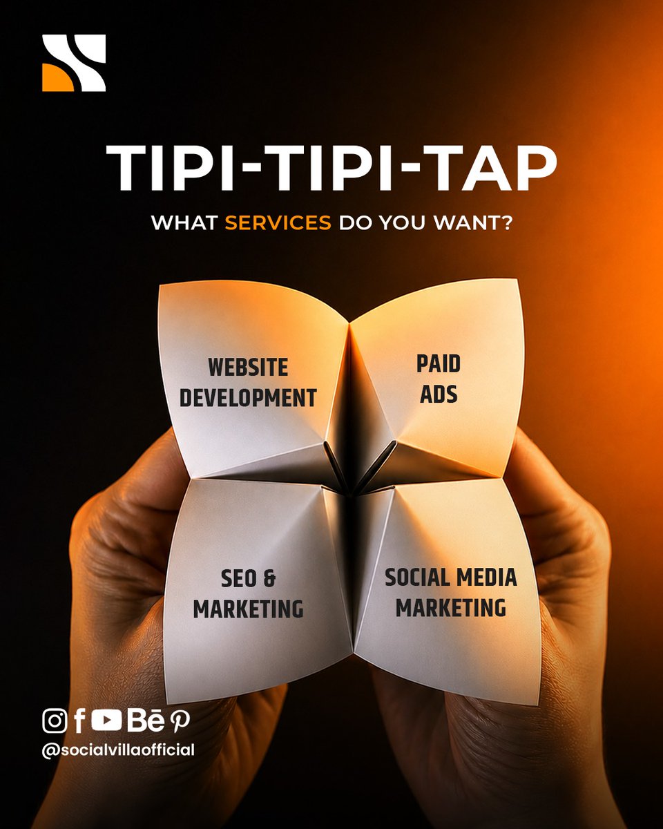 SocialVilla_'s tweet photo. From websites and SEO to paid ads and social media — whatever your brand needs, SocialVilla has you covered. 💻📈

So, what service are you choosing? 👇

#socialvilla #digitalmarketing #seo #paidads #socialmediamarketing https://t.co/4rbcnvUYdm
