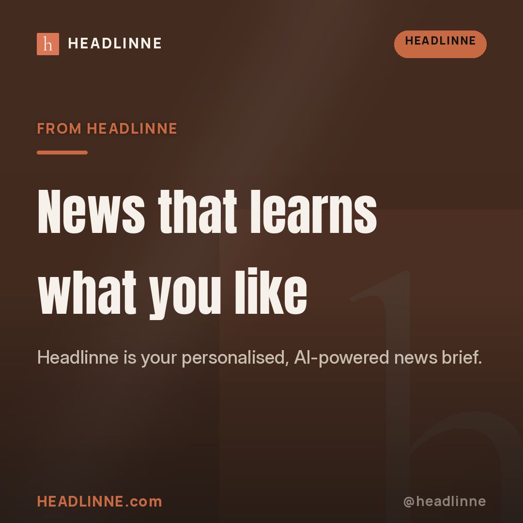 headlinnedotcom's tweet photo. Most news apps show everyone the same headlines. But your interests are unique. We built a feed that learns what you actually read so you can spend less time scrolling and more time getting informed. https://t.co/rToB0KcoHM #news #reading https://t.co/NGFz2OUSnQ