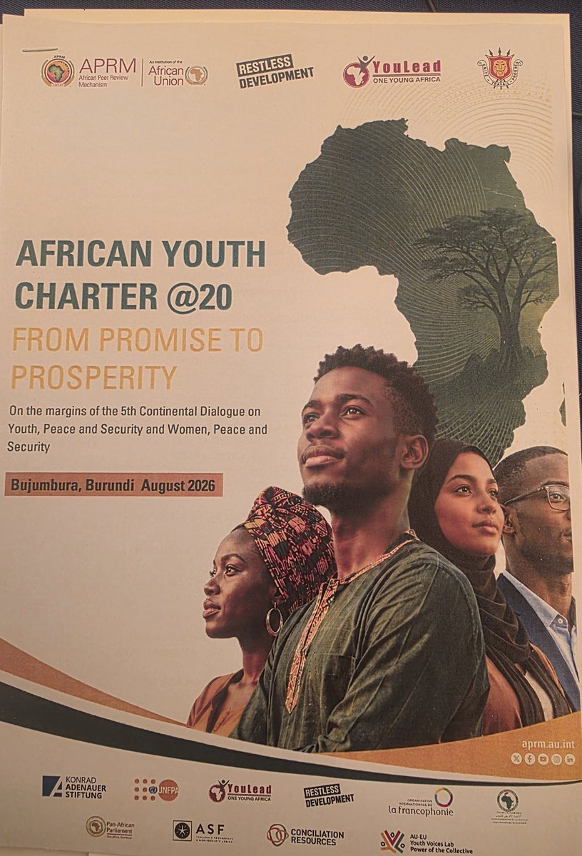 Edward_wafula_'s tweet photo. Africa’s youth must be at the centre of peace and security decisions, not on the sidelines—because by 2050, they will shape the continent’s future. 🌍✊ @OneYoungAfrica @OneYoungAfrica @MSTCDC @APRMorg @RestlessDev #PromiseToProsperity #YouthPeaceAndSecurity #WPS #AfricanYouth https://t.co/DErqqkETbI