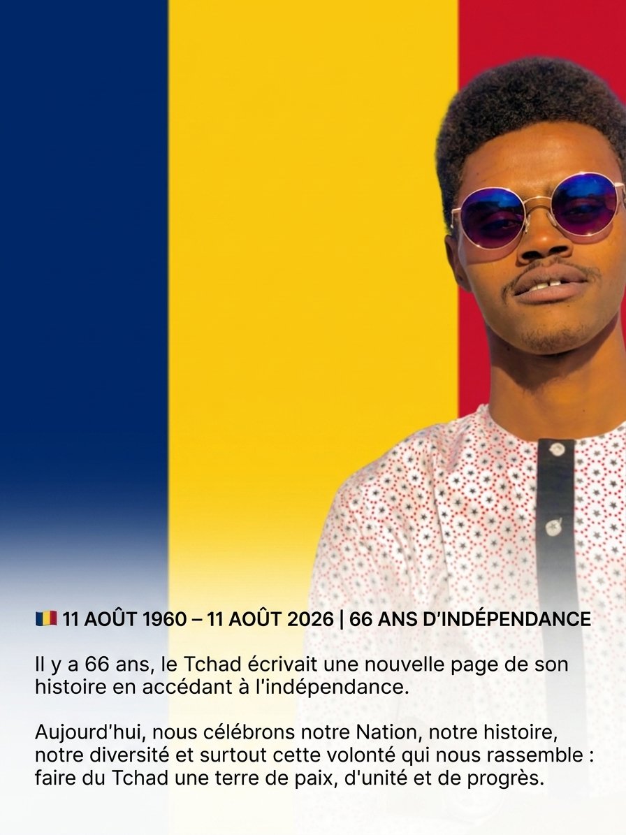allatchimi_s's tweet photo. 11 AOÛT 1960 – 11 AOÛT 2026 | 66 ANS D’INDÉPENDANCE.

Il y a 66 ans, le #Tchad écrivait une nouvelle page de son histoire en accédant à l’indépendance.

#independance https://t.co/xT6CtXVc8M