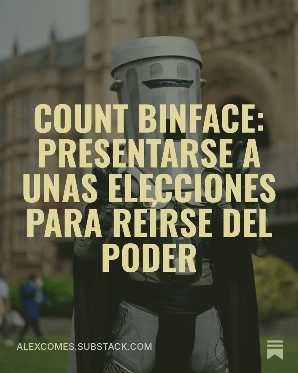 alejandrocomes's tweet photo. Count Binface ha sido la motivación necesaria para volver a escribir tras unos meses de parón.

Gracias guerrero intergaláctico.

https://t.co/TrBm0PaeQl https://t.co/X1SWrO0ztm
