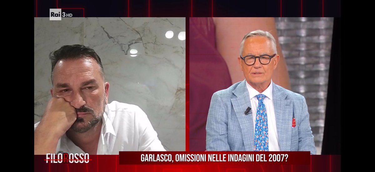 Maurizia1040345's tweet photo. Come sempre Crisantemo si rende protagonista del momento peggiore della puntata rivolgendosi con la solita arroganza al prof. #Borile 

👎🏻👎🏻👎🏻👎🏻👎🏻

#Garlasco #Filorosso https://t.co/3339n2RAnA