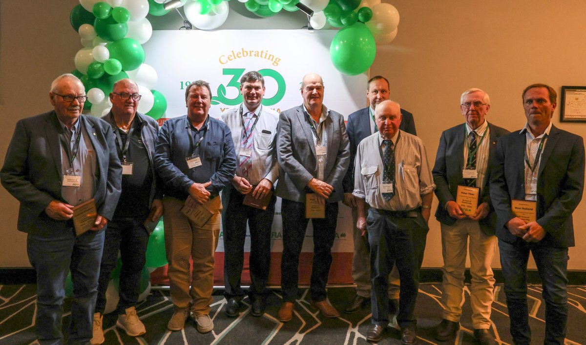 AusFodder's tweet photo. Congratulations to our AFIA members celebrating 30 and 20 years of membership! Your dedication to the Australian fodder industry is truly remarkable. 🌾 #AFIA #Agriculture https://t.co/iNr0p82VTe