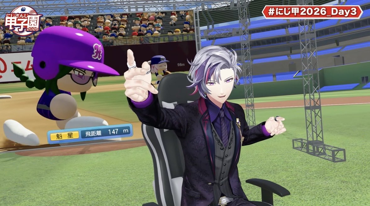 majan_jp's tweet photo. ギラホスめっちゃ打つやんけ
不破っちはこういうお祭り騒ぎが似合うなぁ
 #にじ甲2026_Day3 https://t.co/b72GJRbqWq