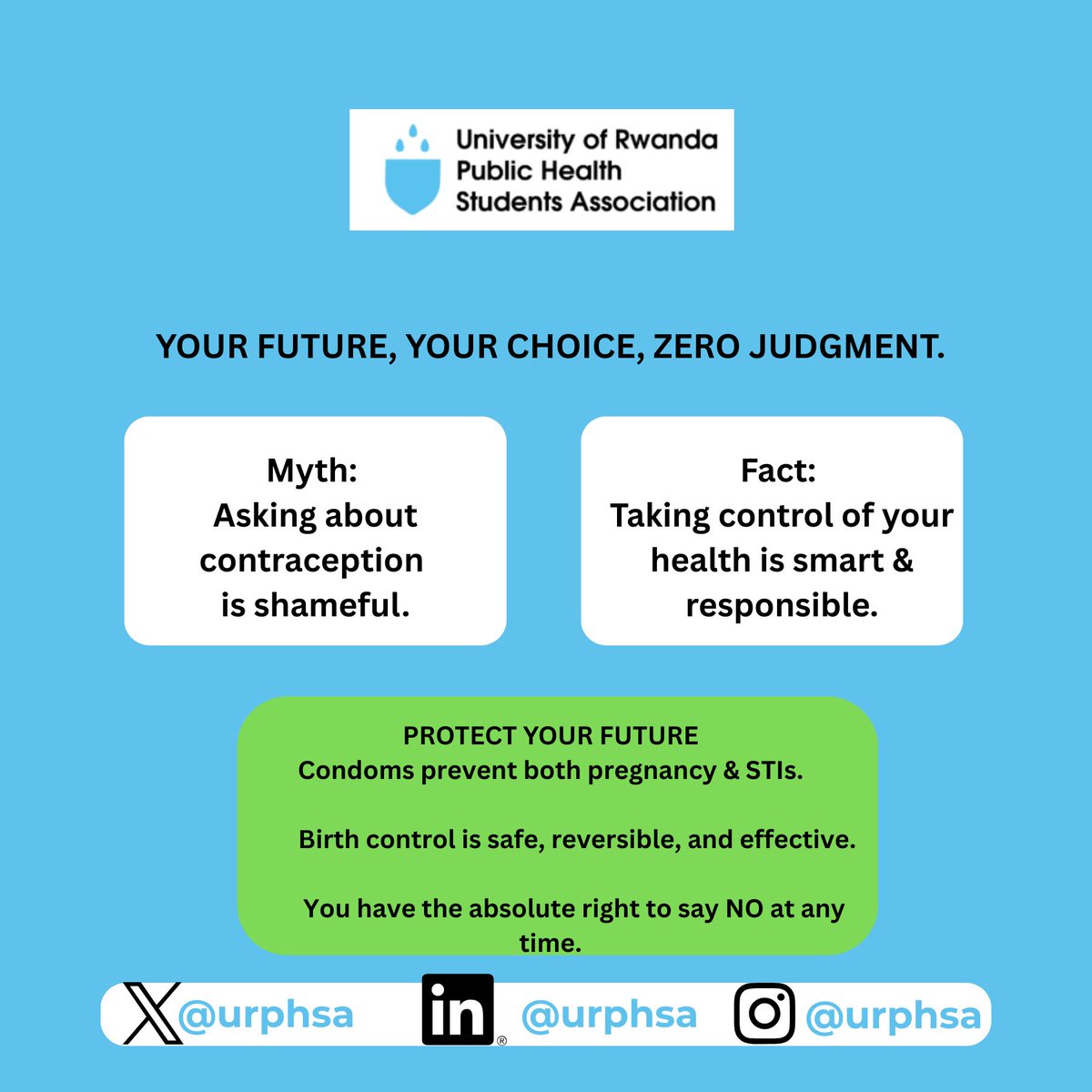 urphsa's tweet photo. This is what a Youth-friendly SRHR do, when it is done earlier before late.

It saves lives, breaks stigma, and empowers every young person to make informed decisions about their body and future

Shape their future with health, rights, and choices. Know your rights

#YouthHealth https://t.co/PGW9IXmSJ0