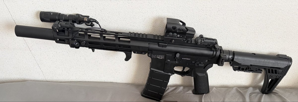 Ri6628's tweet photo. #軍拡報告 
C.A.T AR-15 explorer 10 外装だけカスタムしました。
いい感じだと思いたい https://t.co/iWmvUxUCNB