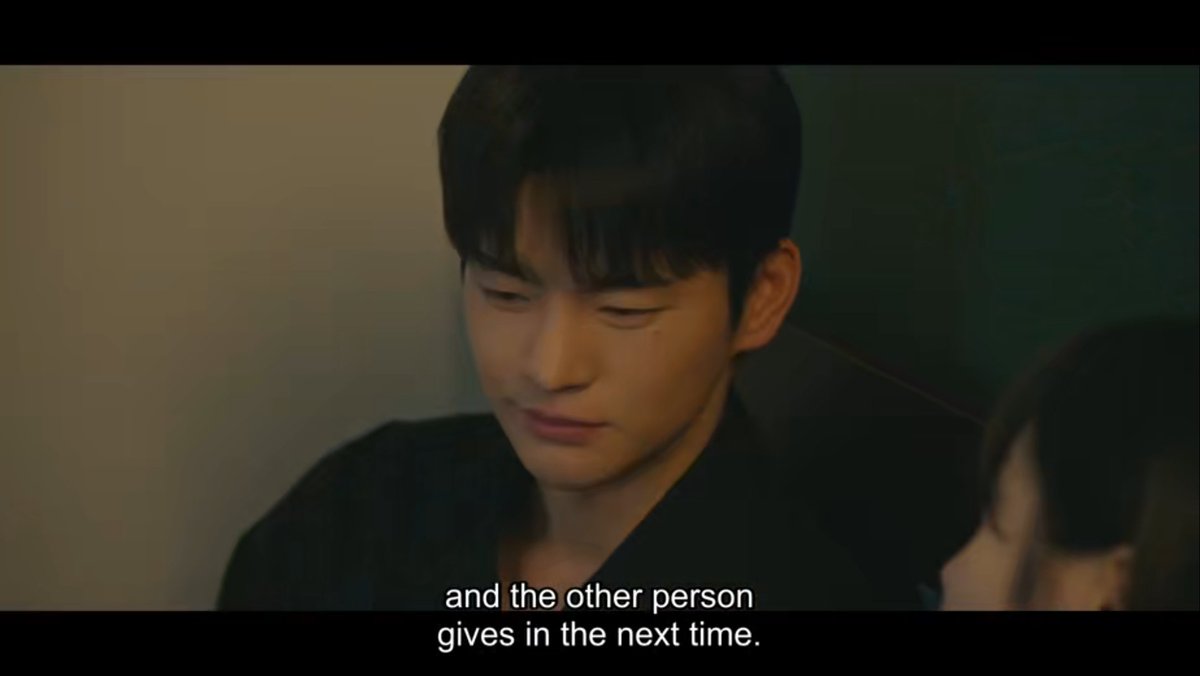 eonnierecomends's tweet photo. This dialogue reminds me of the song SEESAW by Suga
It's one of the best song with such beautiful and meaningful lyrics kpop has ever had !!! 

#SeeYouatWorkTomorrow #Seesaw #bts #Suga https://t.co/Jld7DyewAR