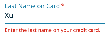 4ndyXu's tweet photo. no way I can't pay for a ticket on the amtrack site bc my last name is too short (3 letter minimum 😭) https://t.co/8tertgZdPH