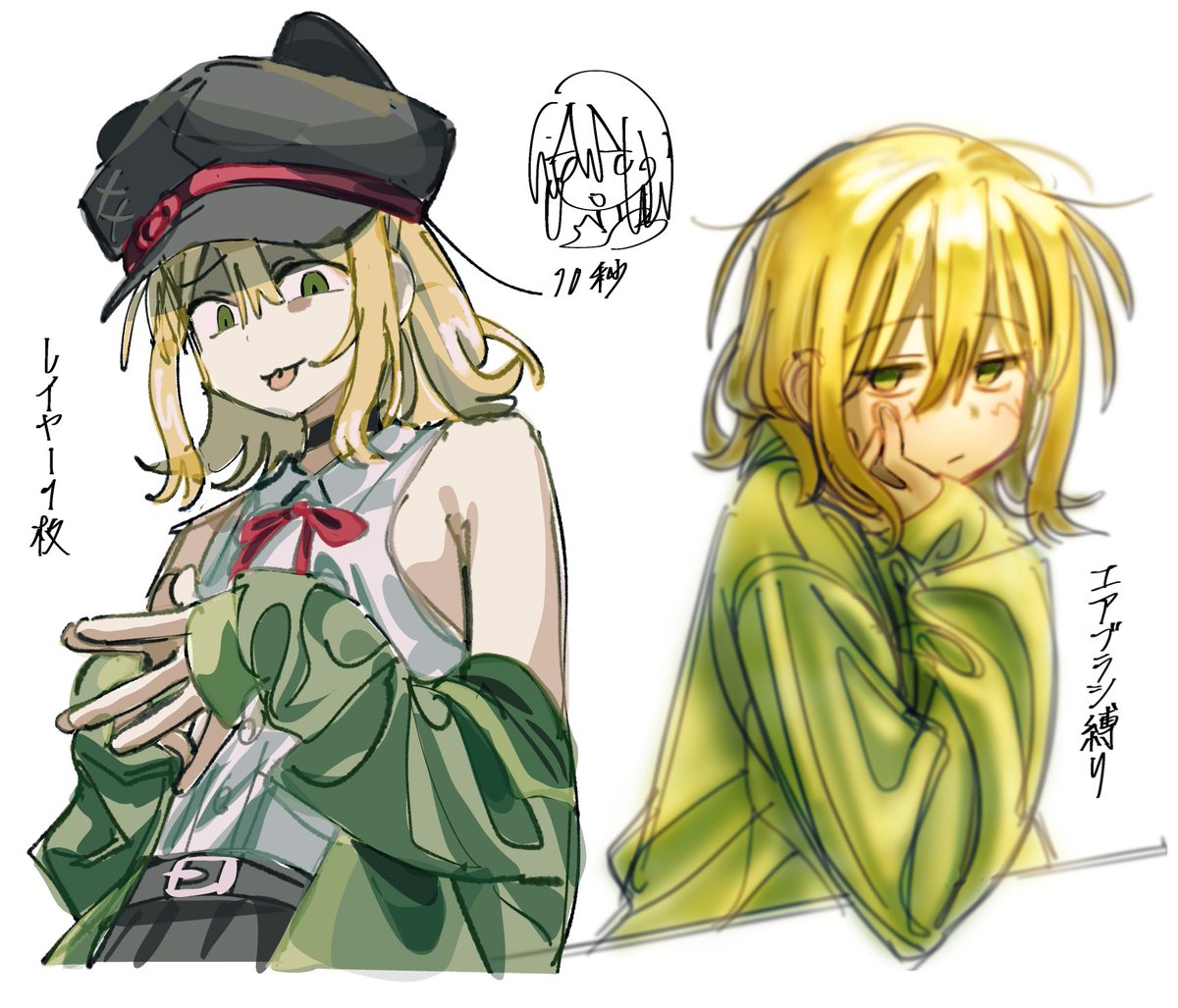 2525Kappa_san's tweet photo. 普通に描くの飽きて https://t.co/onvTpRkzZs