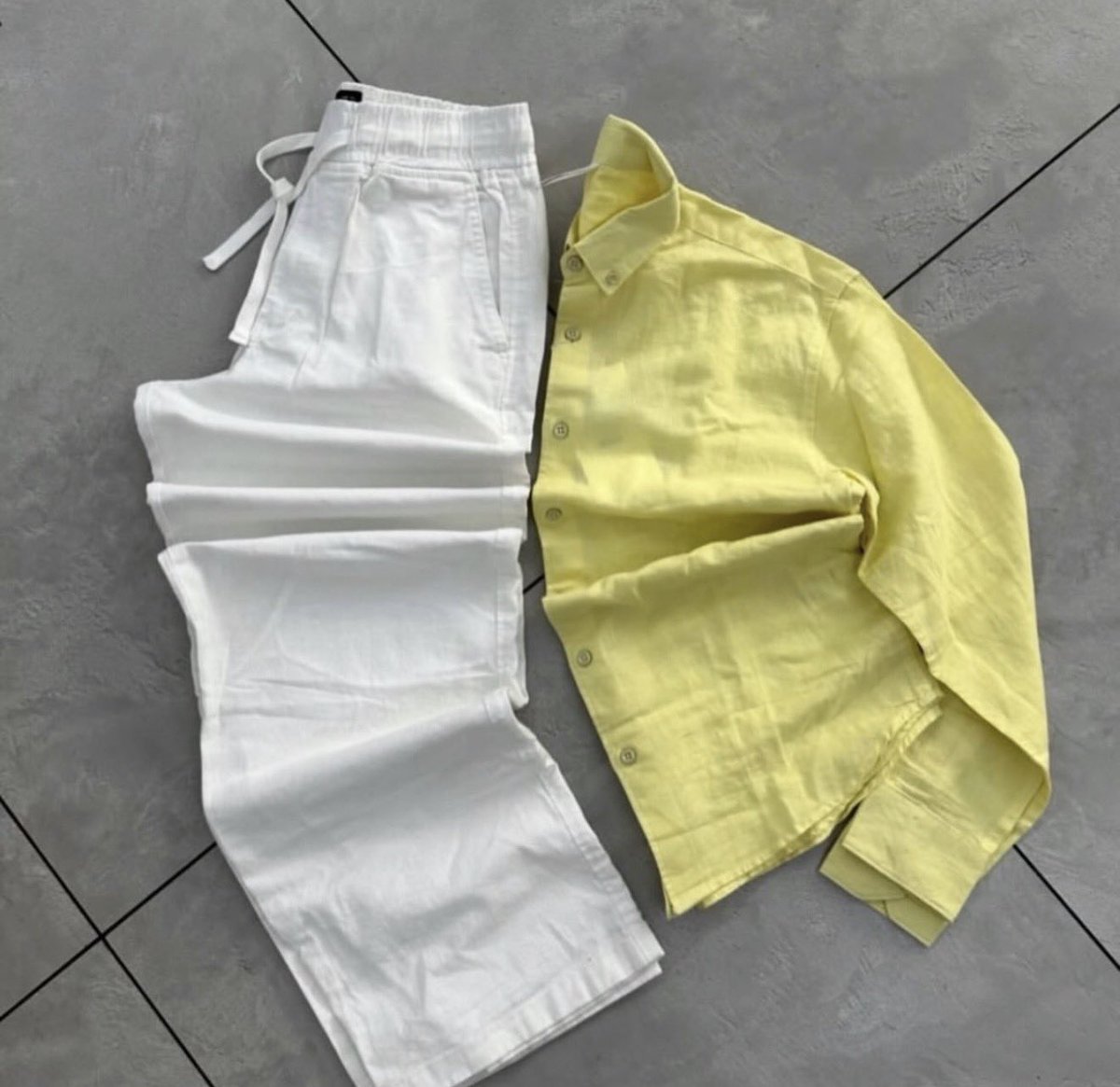 Intellectual_OT's tweet photo. Italian linen two piece 

🏷️ 40k each for all sizes 

Kindly Rt https://t.co/LrcoRdf6oE