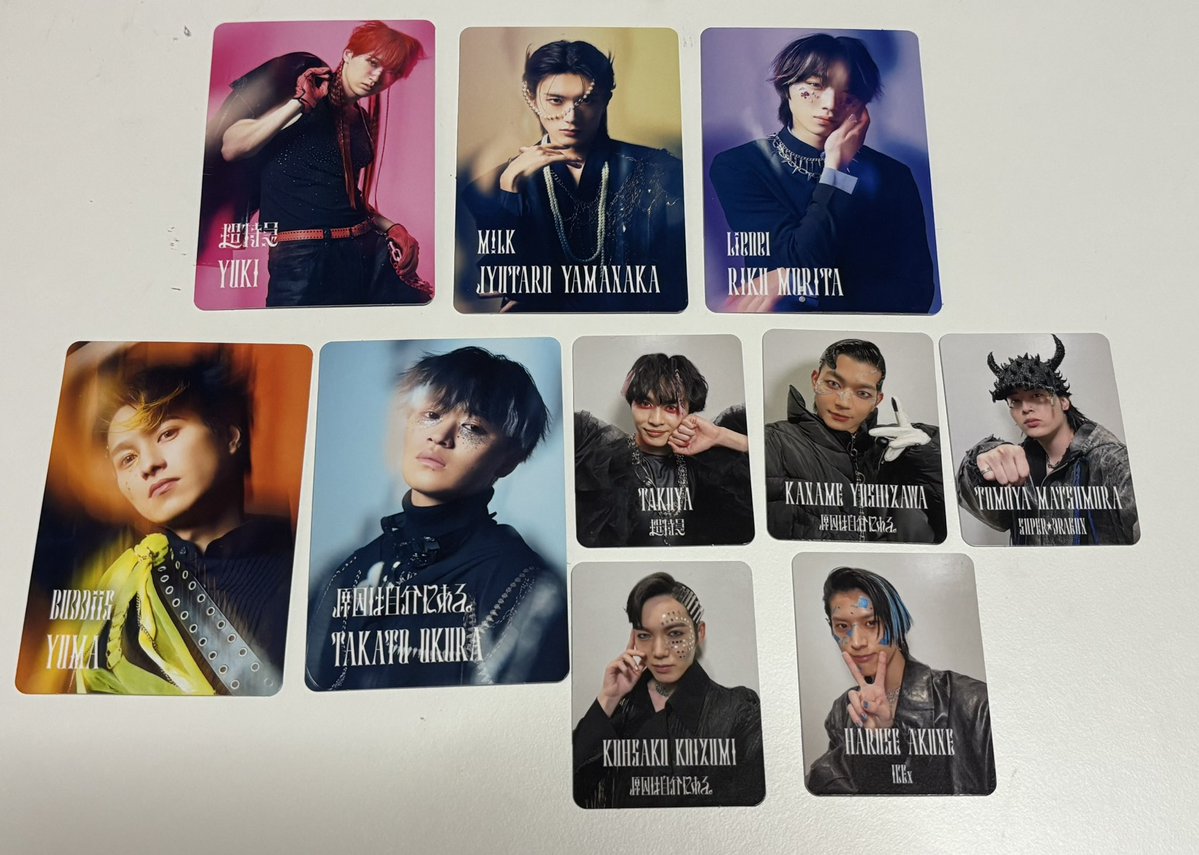 kojima_ccc's tweet photo. EBiDAN エビダン Yes!東京 Y東 15周年盤 ABCDE交換

【譲】超特急ユーキ タクヤ、M!LK山中、SUPER★DRAGON松村、原因は自分にある。大倉 吉澤 小泉、BUDDiiS YUMA、𝖨𝖢𝖤x阿久根、Lienel森田

【求】M!LK吉田、ONE Ｎ’ ONLY REI、さくらしめじsakurasimeji田中雅功

📮郵送希望  #EBiDAN交換 https://t.co/vWLBSq3a6a
