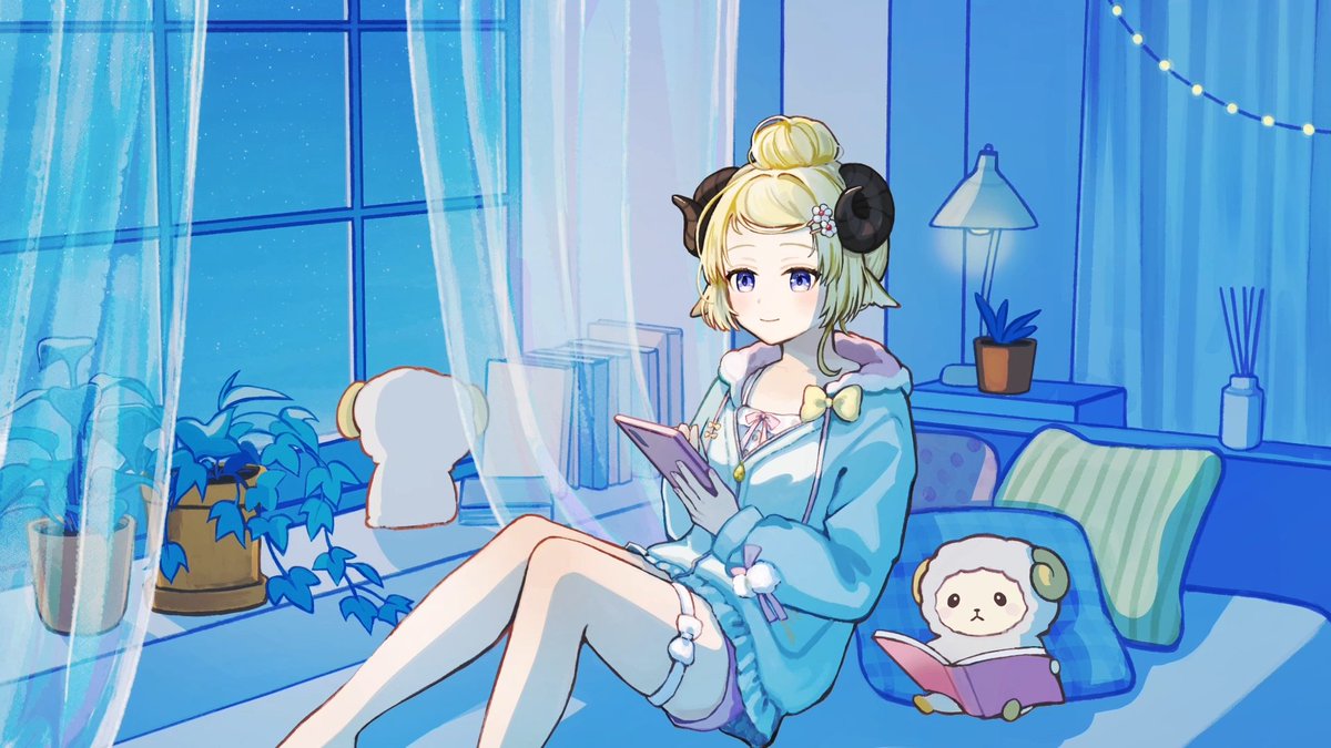tsunomakiwatame's tweet photo. ／
🐏わためと一緒にリラックス☕📚
https://t.co/pEbkJcrmbm
＼

わためぇのオリジナル楽曲達をアレンジした、
作業用BGMヒーリングver.です🎧🎶

作業・勉強・仕事・睡眠・集中...したい時などに！
是非お使いください☺️🍀 https://t.co/G1uhKdplsA