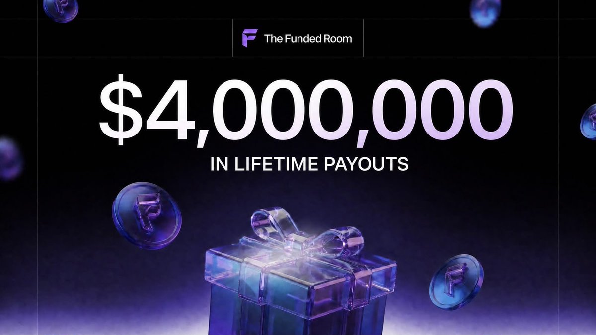 thefundedroom's tweet photo. 🚨 MILESTONE UNLOCKED 🫰🔥

We’ve officially crossed $4 MILLION in payouts! 💰🚀

https://t.co/ARN0A5f4fp

A huge milestone made possible by our incredible community. ❤️

Every transaction. Every payout. Publicly shared. Fully transparent. 🤝

This is just the beginning. Thank you for being part of the journey — let’s keep growing together! 🏆🔥

$4M+ PAID. NEXT MILESTONE LOADING… 👀