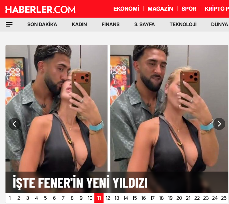 OsmanKya50's tweet photo. https://t.co/bswDMNtIx2 sitesinde Fenerbahçe ile ismi dahi geçmeyen futbolcunun resimlerini koyarak bu şekilde algı yapan yazar arkadaş , eğer özel hayatıyla gündeme gelen futbolcu istiyorsan başka takımlarda efsanemiz diyerek idol olarak gösterilen futbolcular bulabilirsin. https://t.co/MqfsNrsYNN