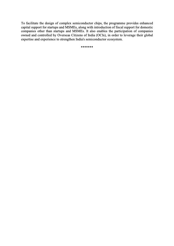 ShashiTharoor's tweet photo. From Parliament: Despite its inordinate length, the response to my unstarred question is inadequate at best. While the Ministry provides broad headline figures (105 companies granted access to design software, 24 product design projects approved and 25 chip designs sent for tape-out), it fails to answer the specific questions I had asked. My question sought a breakdown of how many of those designs actually translated into working products, rather than merely reaching the design stage. The answer provides no such breakdown and instead offers only a broad overview.

The specific information sought in my question on the number of applicants who became eligible for incentives vis-à-vis those who actually received disbursements under the Product Design Linked Incentive and Deployment Linked Incentive components is absent from the reply as well. On project assessment, the reply merely states that the Government regularly assesses implementation challenges and lists already known ecosystem constraints, without explaining what has actually been done to address them. Instead, it switches to announcing Semicon 2.0's 1.27 lakh core outlay. A bigger scheme cannot substitute for transparency on the outcomes of the current one. India's semiconductor design ecosystem needs clear, disbursement-level accountability, not just fresh announcements layered atop unanswered questions.