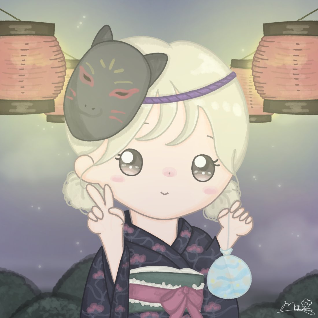mao_0_02's tweet photo. ・

🏮 おまつり 🏮

#イラスト #maoのおえかきるーむ #毎月おえかきいらすと
#2026年 #8月 #August #お祭り #祭り #浴衣 #提灯 #ヨーヨー  #山の日 https://t.co/UleFyDyOuu