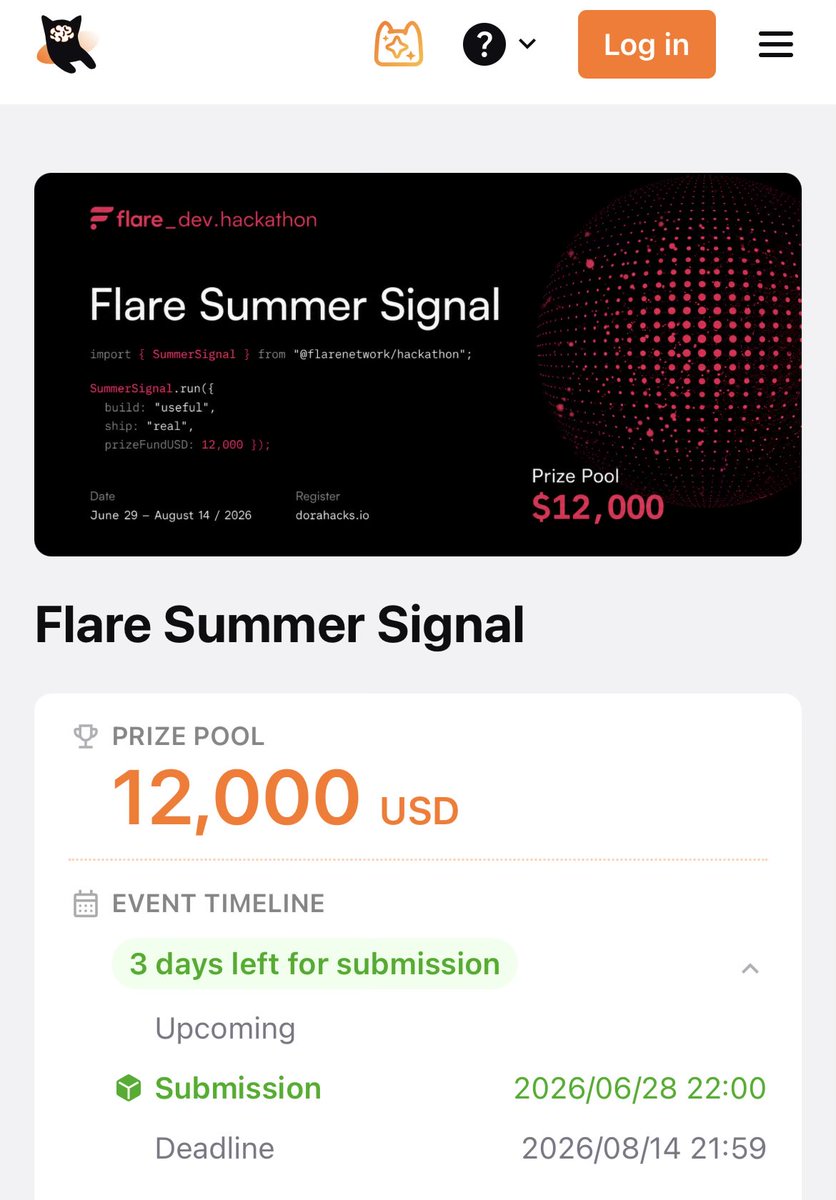 FlareDevHub's tweet photo. The countdown is on 🕣

Who’s still building, and what are you shipping? https://t.co/zT5yIH3ZOG